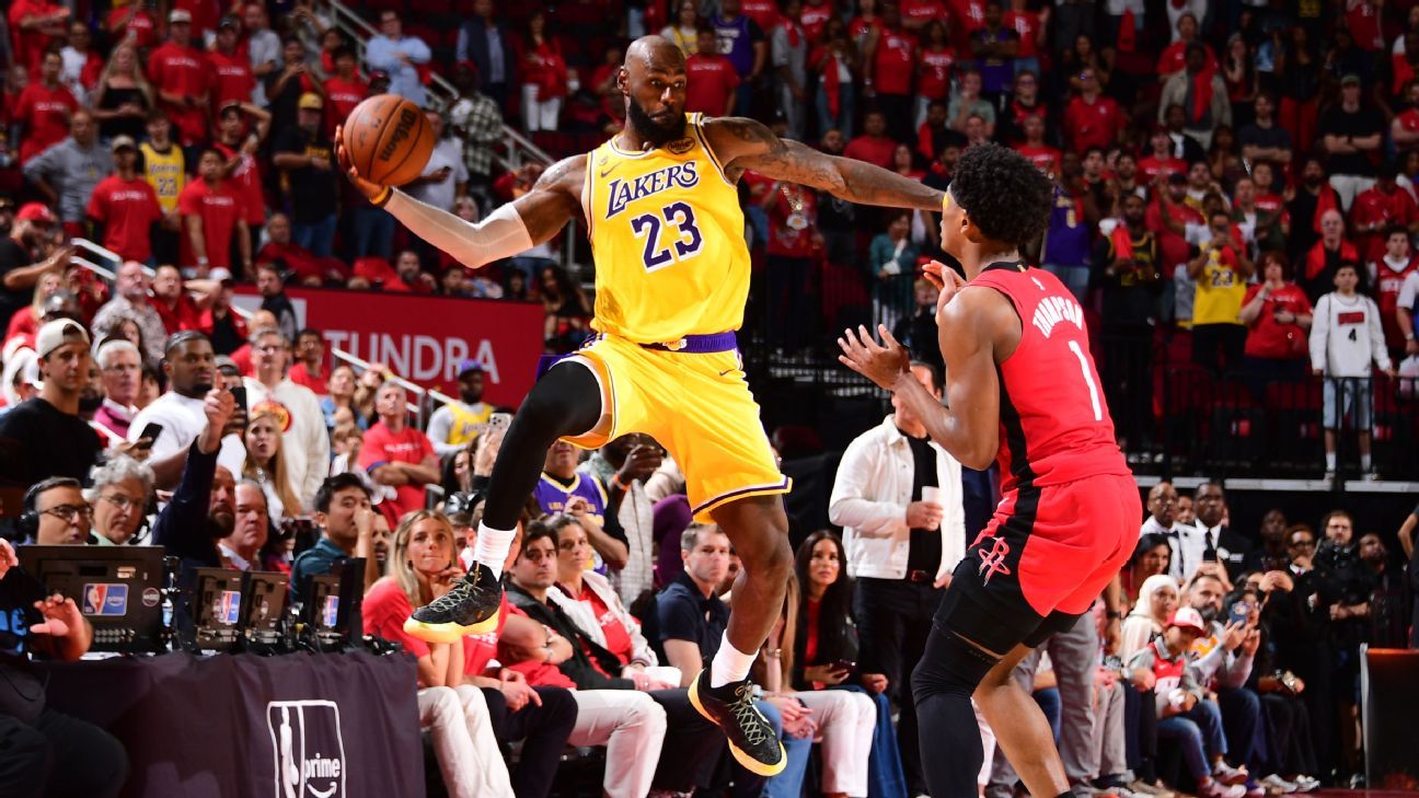Quase lá: em final de tirar o fôlego, Lakers vencem os Rockets na prorrogação e abrem 3 a 0 na série