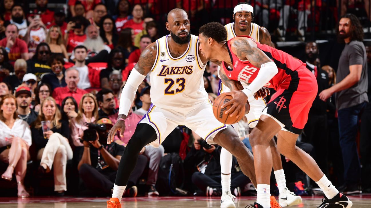Rockets anulam LeBron, dominam Lakers e evitam varrida nos playoffs da NBA