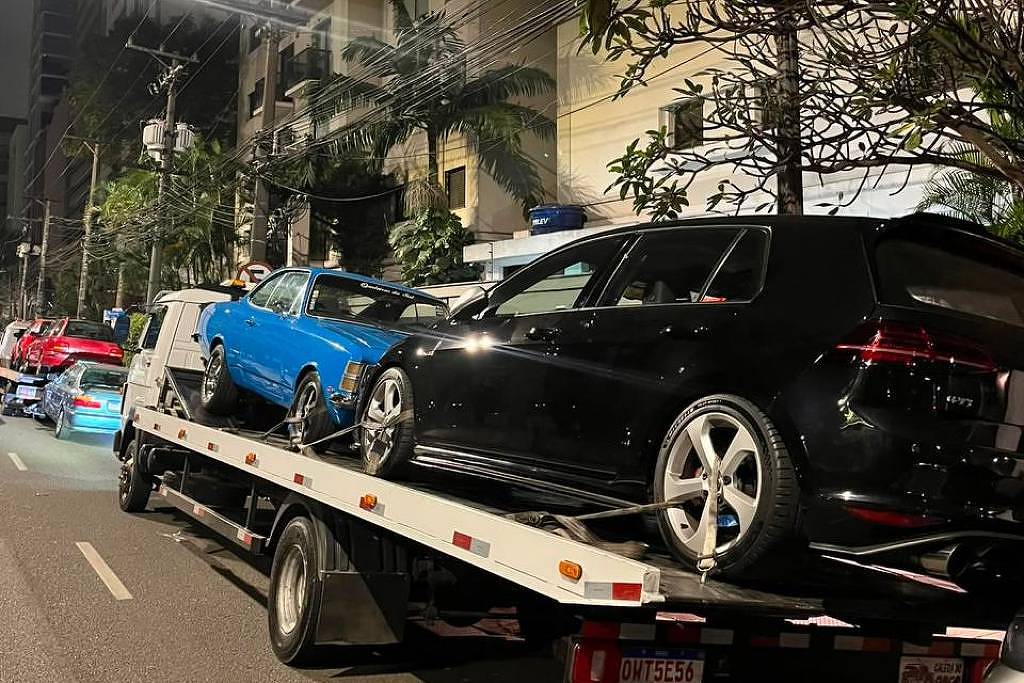 PM apreende 34 veículos sob suspeita de participarem de racha em São Paulo